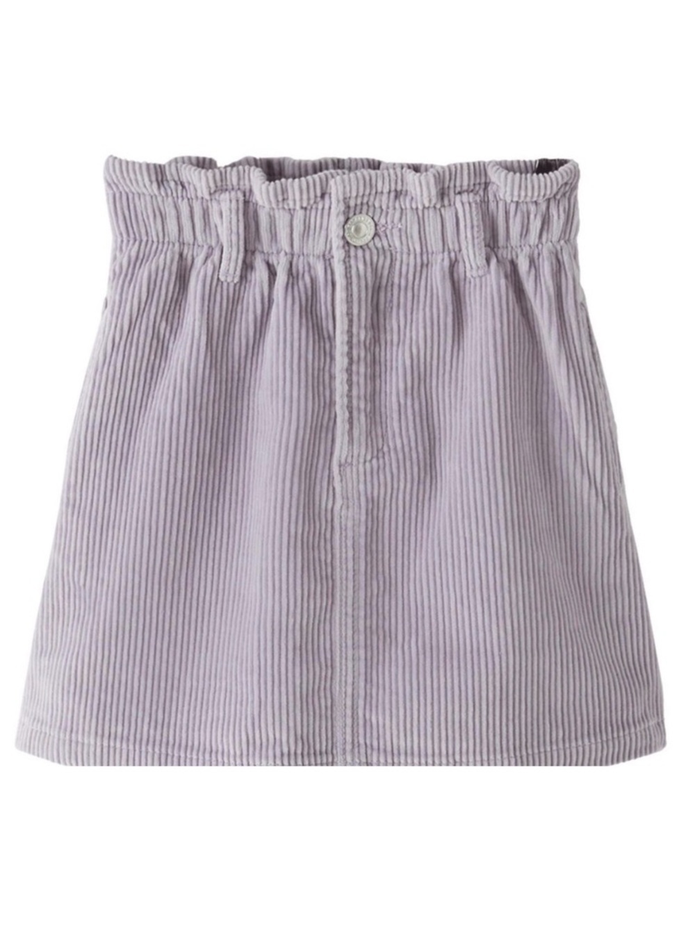 Zara Kids Lavender Corduroy Skirt Paperbag Waist Girls Size 6